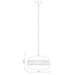 Z-Lite Harmony Brushed Nickel Pendant 487P14-BN - Pendants