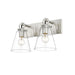 Z-Lite Harper Brushed Nickel Vanity 483-2V-BN | theLightShop