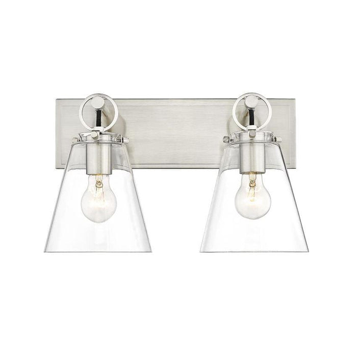 Z-Lite Harper Brushed Nickel Vanity 483-2V-BN | theLightShop