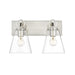 Z-Lite Harper Brushed Nickel Vanity 483-2V-BN | theLightShop