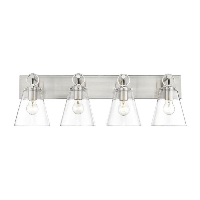 Z-Lite Harper Brushed Nickel Vanity 483-4V-BN | theLightShop