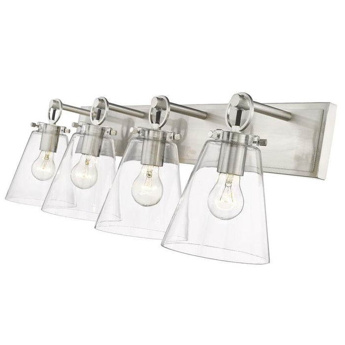 Z-Lite Harper Brushed Nickel Vanity 483-4V-BN | theLightShop