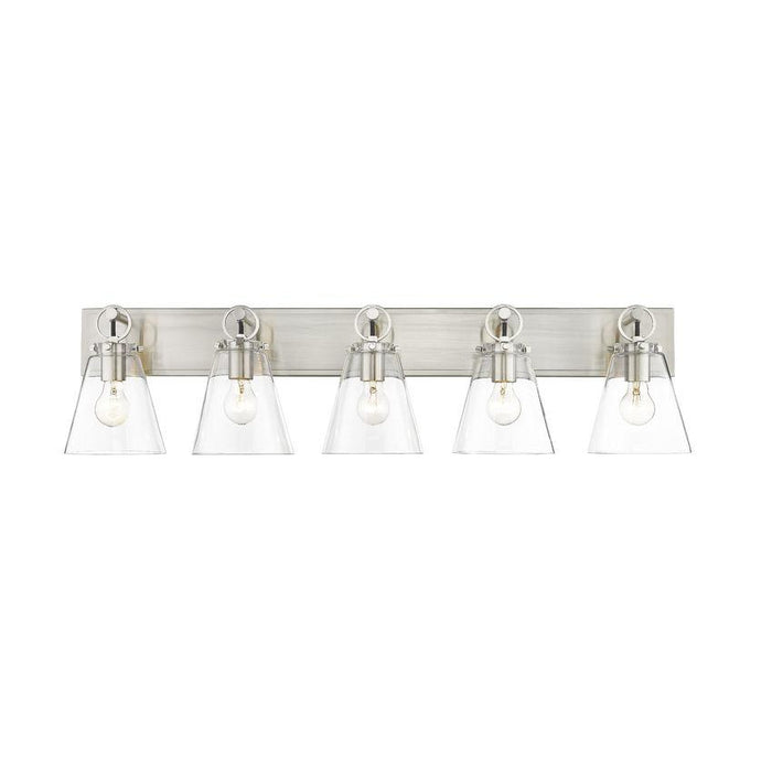 Z-Lite Harper Brushed Nickel Vanity 483-5V-BN | theLightShop