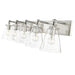 Z-Lite Harper Brushed Nickel Vanity 483-5V-BN | theLightShop