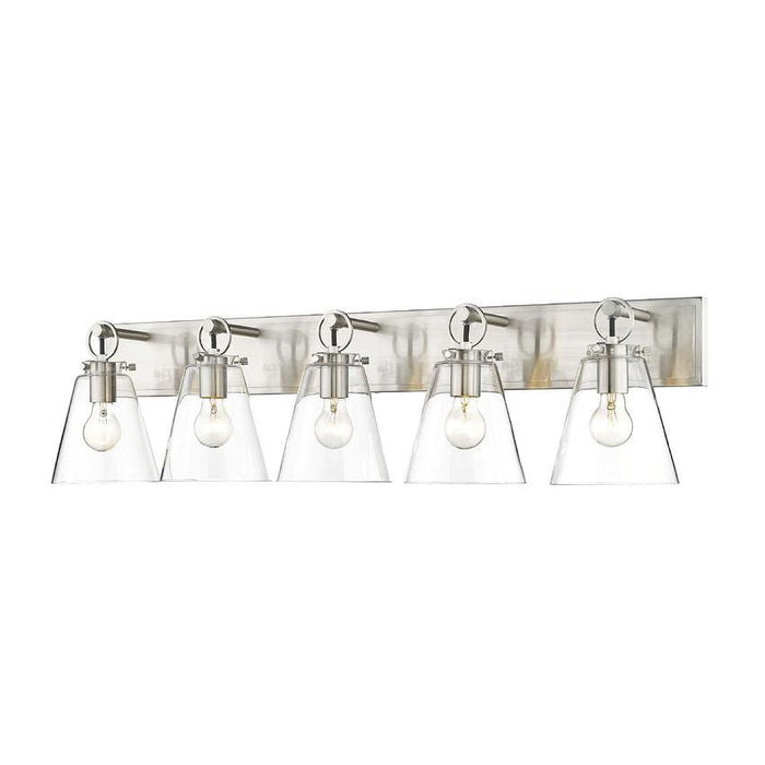 Z-Lite Harper Brushed Nickel Vanity 483-5V-BN | theLightShop