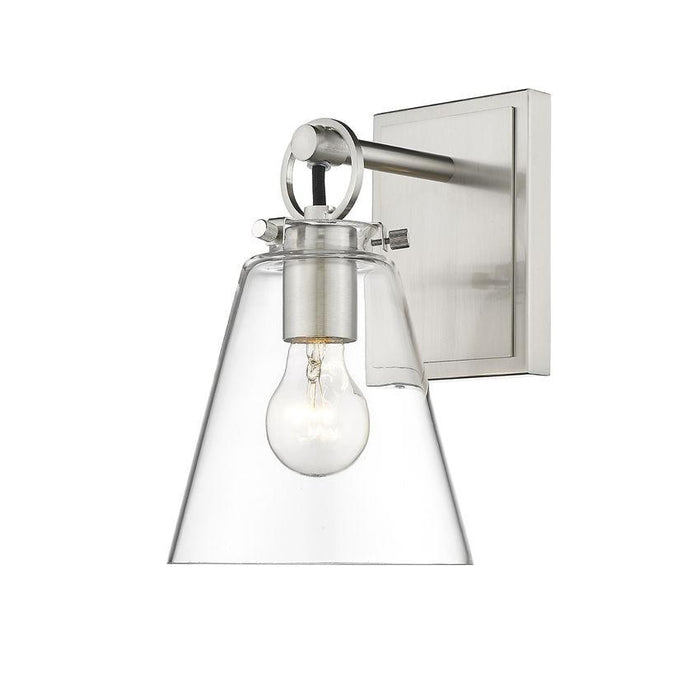 Z-Lite Harper Brushed Nickel Wall Sconce 483-1S-BN | theLightShop