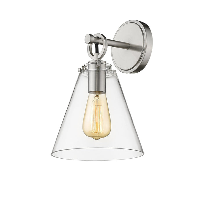 Z-Lite Harper Brushed Nickel Wall Sconce 806-1S-BN | theLightShop