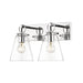 Z-Lite Harper Chrome Vanity 483-2V-CH | theLightShop