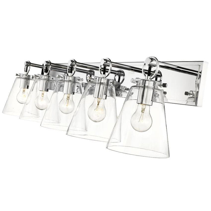 Z-Lite Harper Chrome Vanity 483-5V-CH | theLightShop