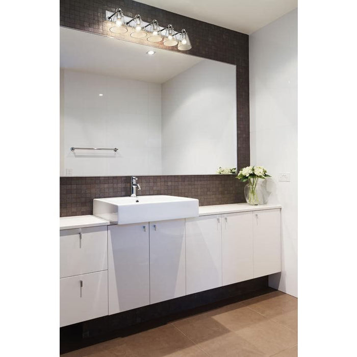 Z-Lite Harper Chrome Vanity 483-5V-CH | theLightShop