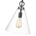 Z-Lite Harper Matte Black 1 Light Pendant 3034P11-MB | theLightShop