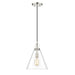 Z-Lite Harper Polished Nickel 1 Light Pendant 3034P11-PN | theLightShop