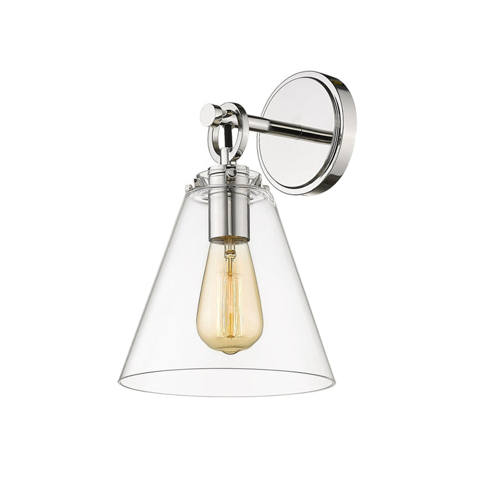 Z-Lite Harper Polished Nickel Wall Sconce 806-1S-PN | theLightShop