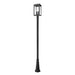 Z-Lite Hartwell 4 Light Outdoor Post Mounted Fixture - Sand Black