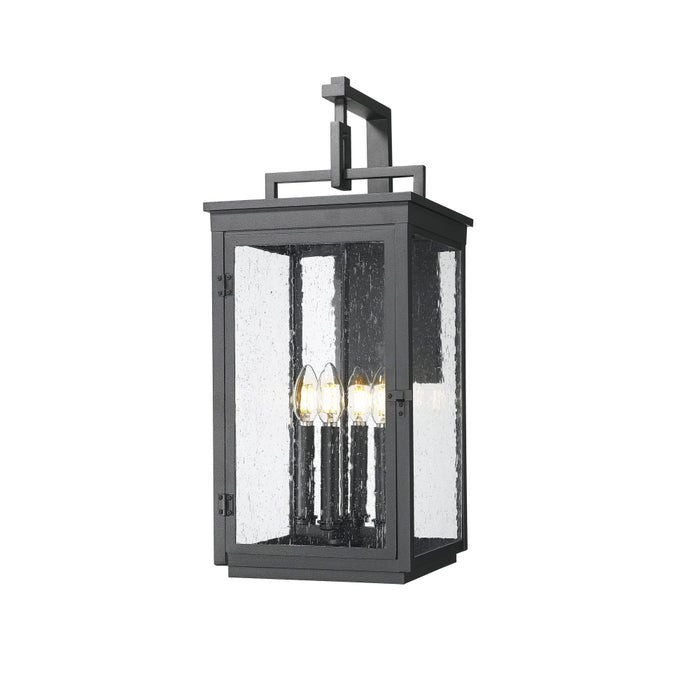 Z-Lite Hartwell 4 Light Outdoor Wall Light - Sand Black