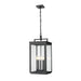 Z-Lite Hartwell 5 Light Outdoor Pendant - Sand Black