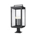 Z-Lite Hartwell 5 Light Outdoor Pier Mounted Fixture - Sand Black
