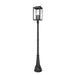 Z-Lite Hartwell 5 Light Outdoor Post Mounted Fixture - Sand Black