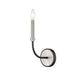 Z-Lite Haylie Matte Black Brushed Nickel Wall Sconce 479-1S-MB-BN | theLightShop