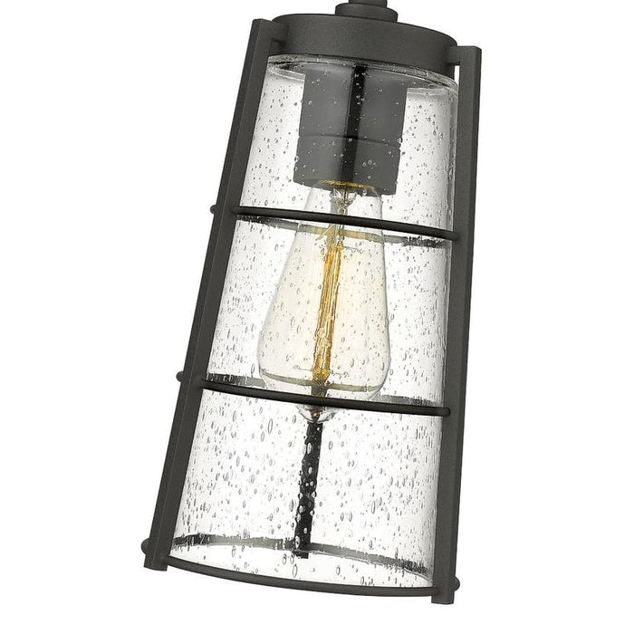 Z-Lite Helix Black Outdoor Chain Mount Ceiling Fixture 591CHM-BK | theLightShop