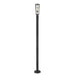 Z-Lite Helix Black Outdoor Post Mounted Fixture 591PHB-567P-BK | theLightShop