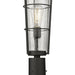 Z-Lite Helix Black Outdoor Post Mounted Fixture 591PHB-567P-BK | theLightShop