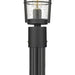 Z-Lite Helix Black Outdoor Post Mounted Fixture 591PHM-519P-BK | theLightShop