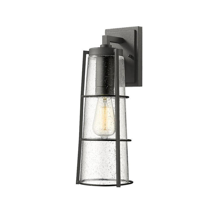 Z-Lite Helix Black Outdoor Wall Sconce 591B-BK | theLightShop