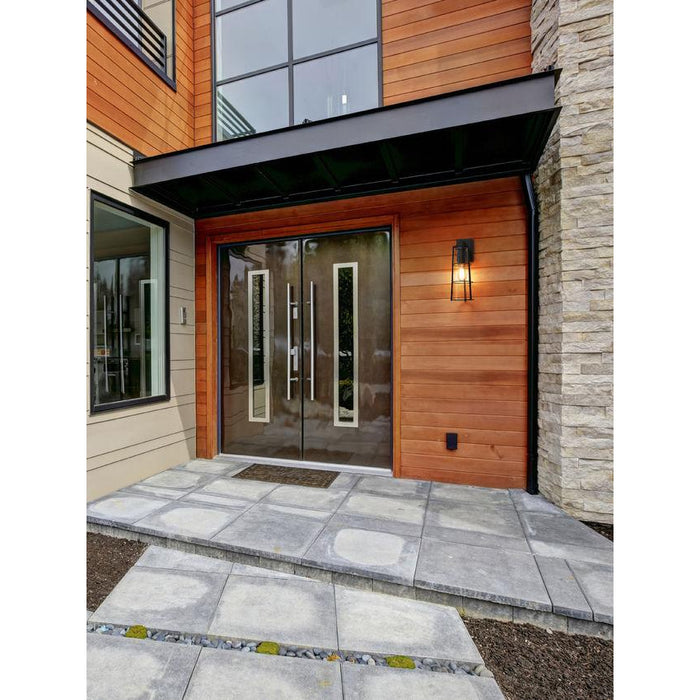 Z-Lite Helix Black Outdoor Wall Sconce 591B-BK | theLightShop