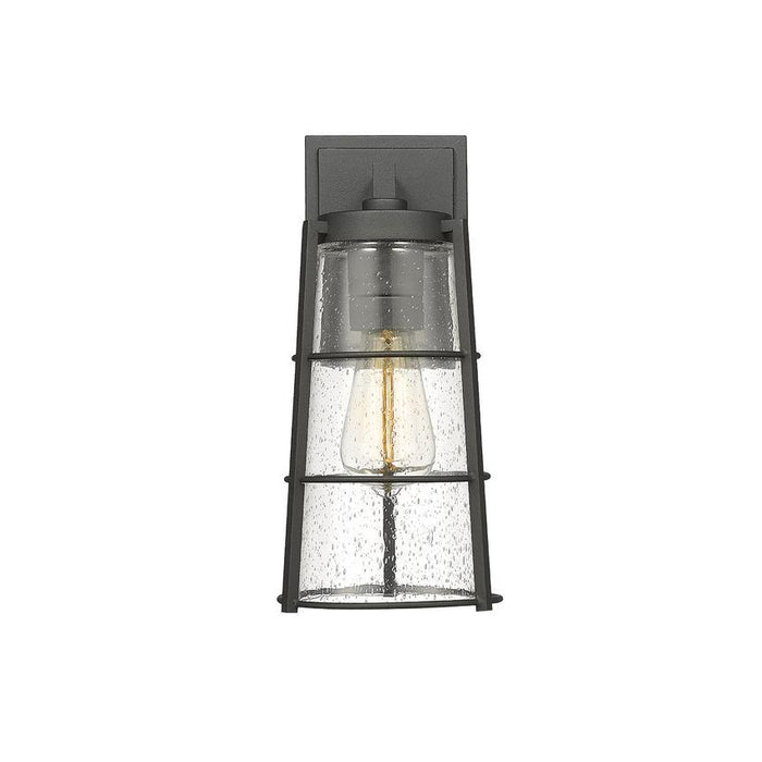 Z-Lite Helix Black Outdoor Wall Sconce 591M-BK | theLightShop