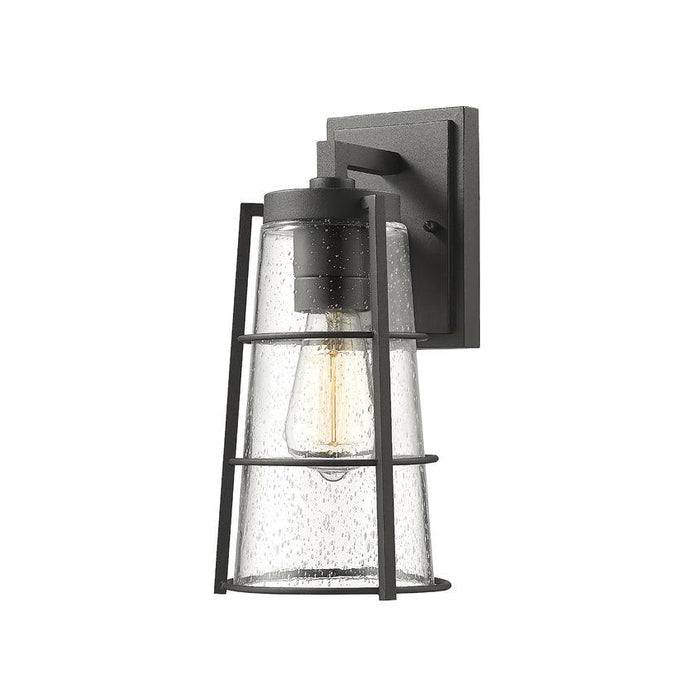 Z-Lite Helix Black Outdoor Wall Sconce 591M-BK | theLightShop