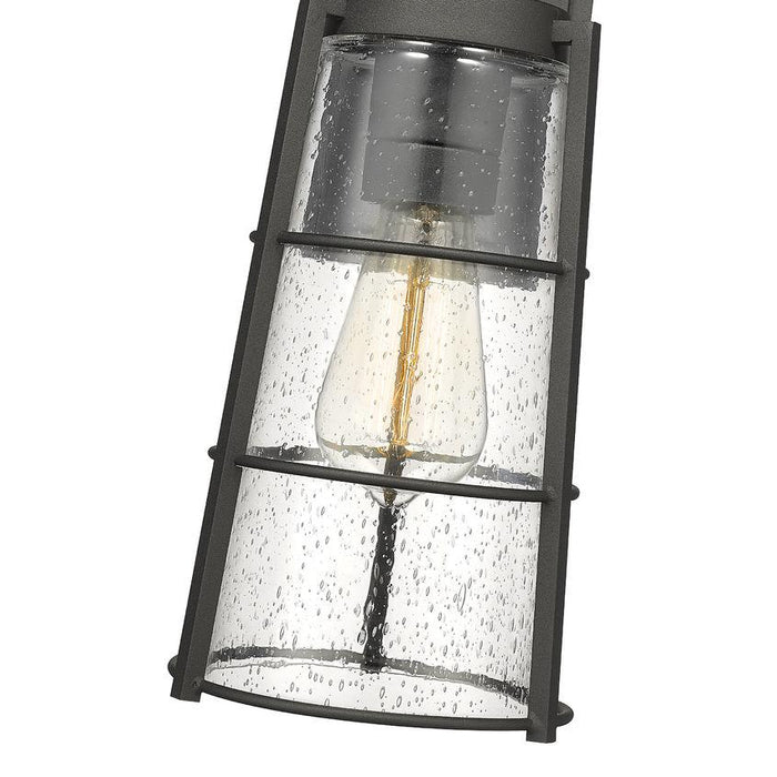 Z-Lite Helix Black Outdoor Wall Sconce 591M-BK | theLightShop