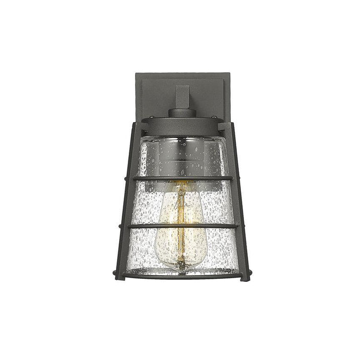 Z-Lite Helix Black Outdoor Wall Sconce 591S-BK | theLightShop