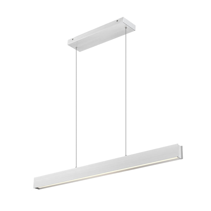 Z-Lite Hudson 1 Light LED 45’’ Linear Chandelier - Brushed Nickel