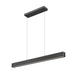 Z-Lite Hudson 1 Light LED 45’’ Linear Chandelier - Matte Black