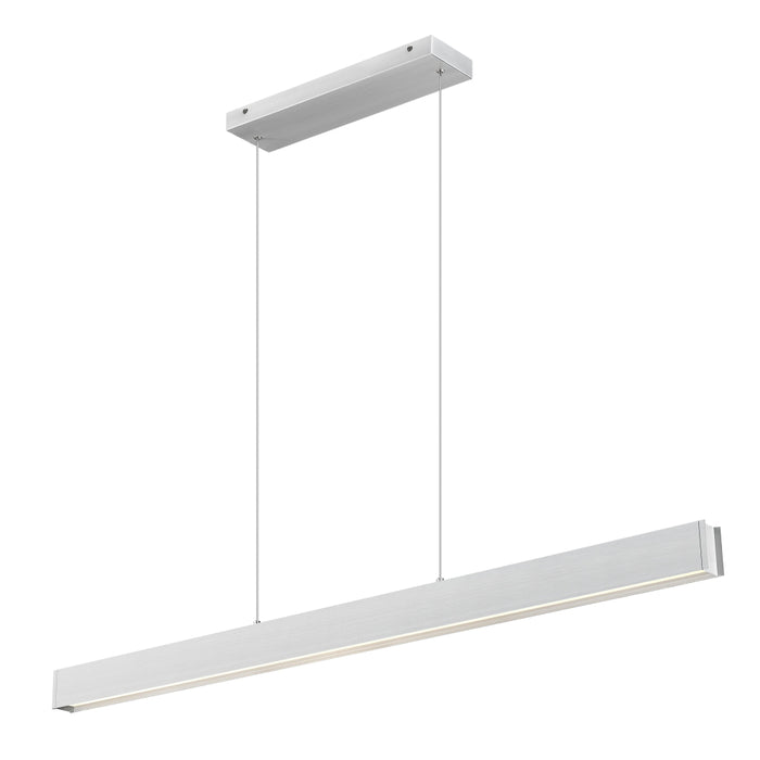 Z-Lite Hudson 1 Light LED 55’’ Linear Chandelier - Brushed Nickel