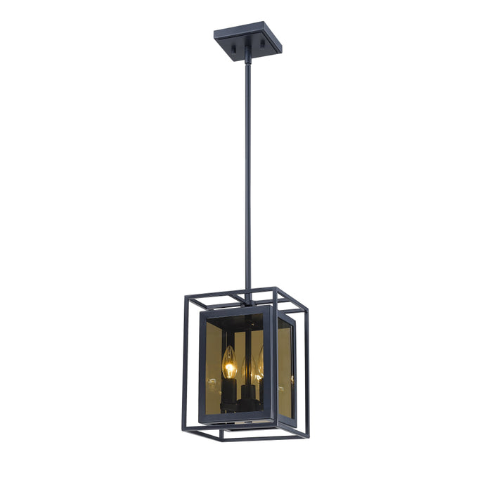 Z-Lite Infinity Misty Charcoal Mini-Pendant 802MP-MC | theLightShop