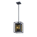 Z-Lite Infinity Misty Charcoal Mini-Pendant 802MP-MC | theLightShop
