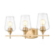 Z-Lite Joliet 3 Light Vanity Light - Burnished Brass