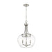 Z-Lite Joliet Brushed Nickel Pendant 473P16-BN | theLightShop