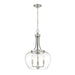 Z-Lite Joliet Brushed Nickel Pendant 473P16-BN | theLightShop