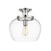 Z-Lite Joliet Chrome 1 Light Semi-Flushmount 473SF13-CH | theLightShop