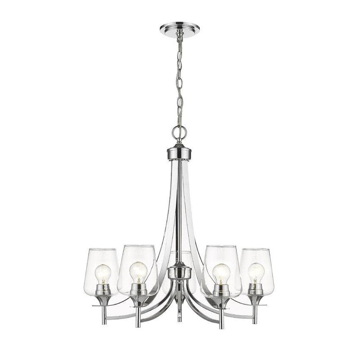 Z-Lite Joliet Chrome Chandelier 473-5CH | theLightShop