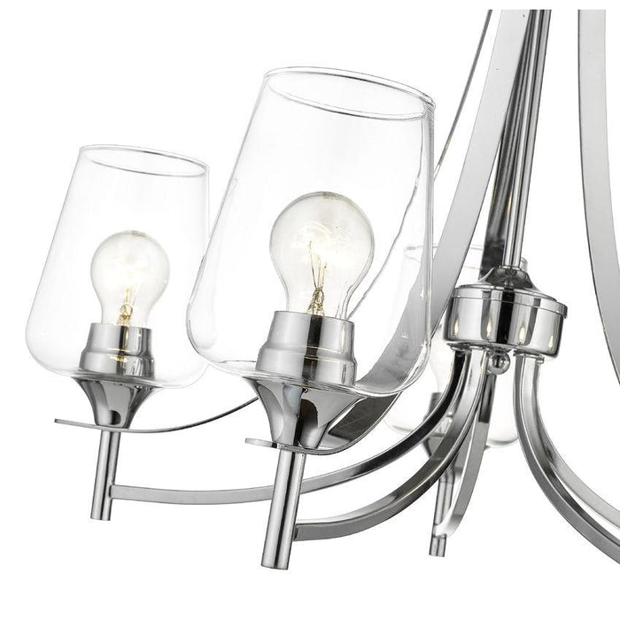 Z-Lite Joliet Chrome Chandelier 473-5CH | theLightShop