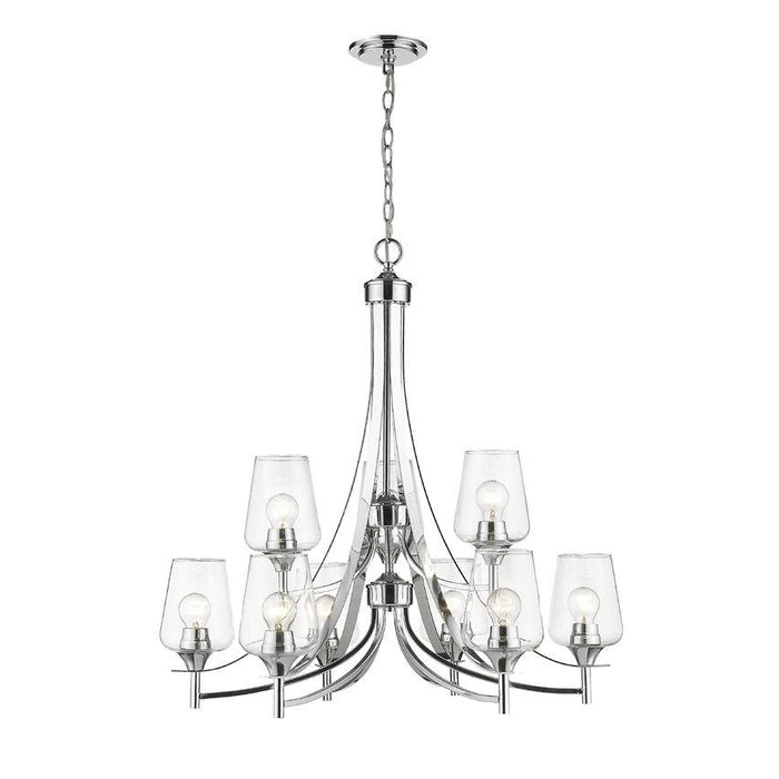 Z-Lite Joliet Chrome Chandelier 473-9CH | theLightShop