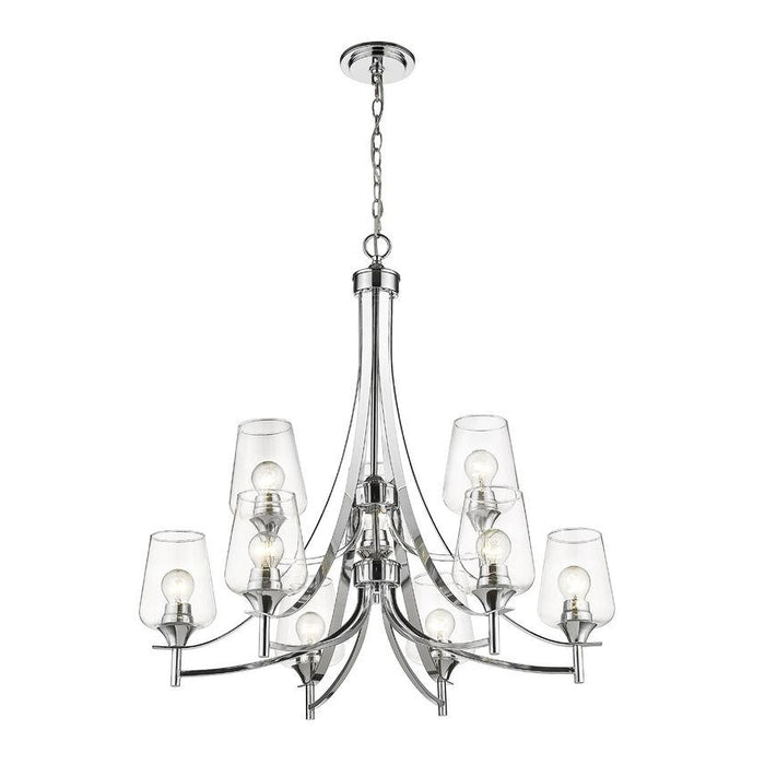 Z-Lite Joliet Chrome Chandelier 473-9CH | theLightShop