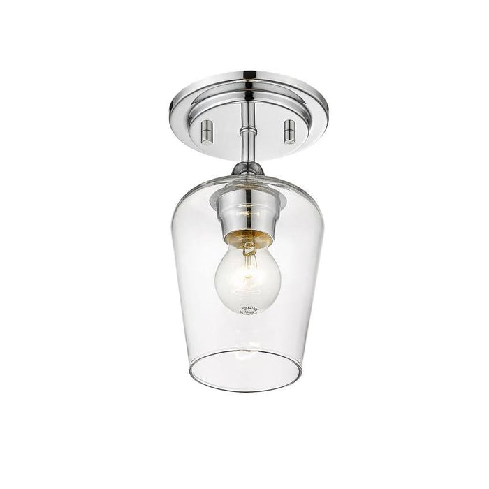 Z-Lite Joliet Chrome Flushmount 473F1-CH | theLightShop