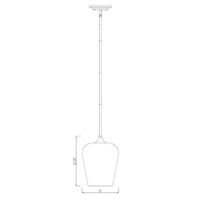 Z-Lite Joliet Chrome Pendant 473P9-CH | theLightShop