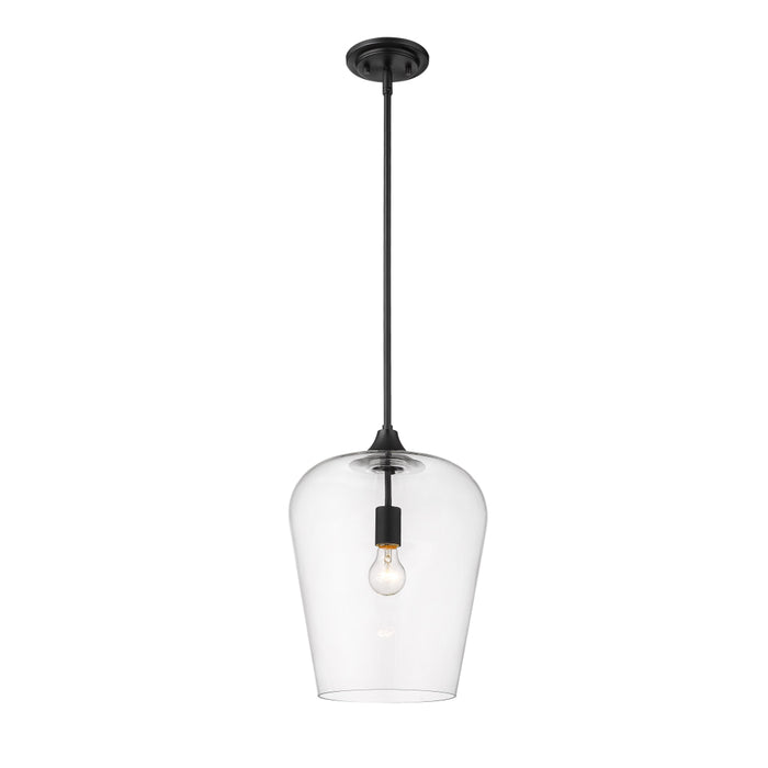 Z-Lite Joliet Matte Black Pendant 473P12-MB | theLightShop