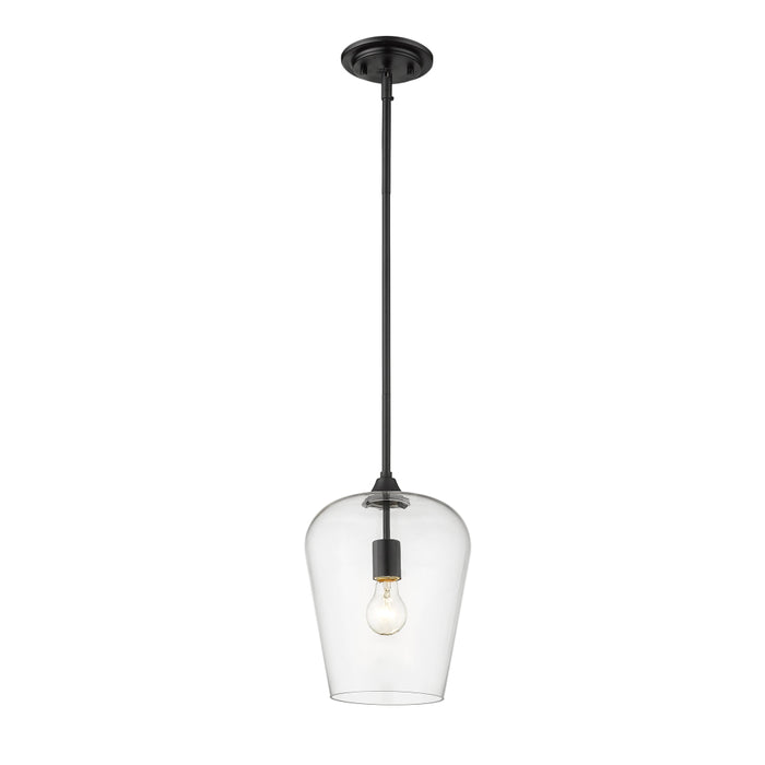 Z-Lite Joliet Matte Black Pendant 473P9-MB | theLightShop